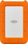 LaCie - Disco duro portátil Rugged 2TB externo USB Type-C - Naranja / Plateado