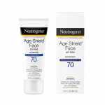 Loción de protección solar Neutrogena Age Shield, SPF 70 sin aceite, 3 fl oz