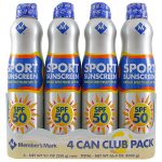Protector solar en aerosol continuo MM Sport SPF 50 (9.1 oz, paq. De 4)