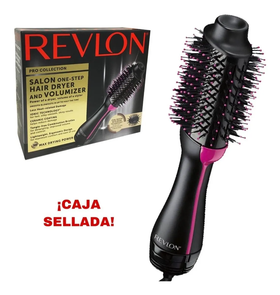 Secadora Cepillo Revlon Electrico One-step 2en1 – Defabrica