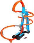 Hot Wheels Sky Crash Tower Track Set, 2,5+ pies / 83 cm de alto, refuerzo motorizado y 1 coche