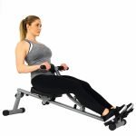Sunny Health & Fitness SF-RW1205 12 Máquina de remo de resistencia ajustable Remador con monitor digital