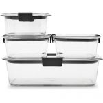 Recipientes para guardar alimentos - Rubbermaid Brilliance (10 piezas)