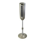 Lasko 52 "Ventilador de torre de pedestal de altura ajustable oscilante de 3 velocidades, ahorra espacio con control remoto y temporizador.