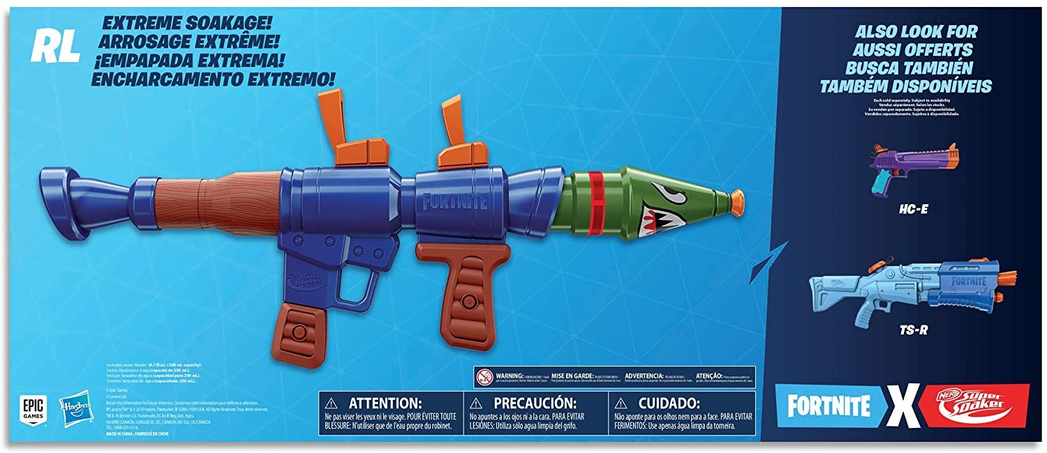 Este enorme lanzacohetes es en realidad un arma Nerf inspirada en un  popular videojuego