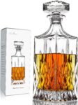 Decantador de whisky con tapón de vidrio, decantador de licor de 26 oz para alcohol