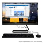Lenovo IdeaCentre 23.8 FHD Touchscreen All-in-One, Intel Core i3, 8GB RAM, 256GB SSD, Windows 10 Home, Diseño Black