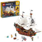 LEGO - Kit de construcción Creator 3 en 1 31109 Barco Pirata (1260 Piezas)