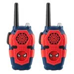 Marvel Walkie Talkies Spiderman FRS con luces y sonidos para Niños