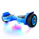 Swagtron Swag board Warrior T580 Hover board con luces LED - soporta hasta 110kg - Bluetooth sincronizadas con música y batería exclusiva LiFePo rendimiento hasta 12 km (cumple con UL)