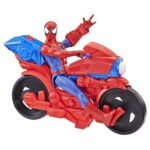 Spider-Man con ciclo Power FX reproduce sonidos y frases, para niños a partir de 4 años