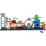 Hot Wheels City - Autolavado Ataque Extremo, Pista de Juguete para niños de 4 años en adelante