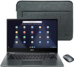 Acer - Chromebook Spin 514 - Convertible - 14" Full HD Touch - Ryzen 3 3250C - 8GB DDR4 - 64GB eMMC - Teclado retroiluminado