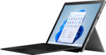 Microsoft - Surface Pro 7+ - Pantalla táctil de 12,3" - Intel Core i3 - Memoria de 8 GB - SSD de 128 GB con cubierta negra con teclado (último modelo) - Platino