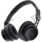 Audio-Technica - Auriculares con cable ATH M60x para colocar sobre las orejas - Negro
