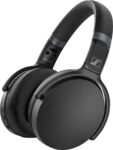 Sennheiser - Auriculares inalámbricos con cancelación de ruido HD 450BT para colocar sobre las orejas - Negro
