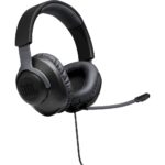 JBL - Auriculares para juegos con sonido envolvente Quantum 100 para PC, PS4, Xbox One, Nintendo Switch y dispositivos móviles - Negro