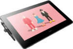 Wacom - Cintiq Pro 16 - Tableta de dibujo con lápiz creativo 4K de 15,6" con pantalla táctil (versión 2021) - Negr