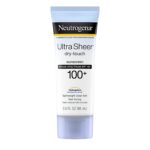 Neutrogena Ultra Sheer Dry-Touch Protector solar resistente al agua SPF 100+ – 3 oz