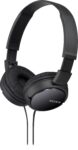Sony - Auriculares supraaurales con cable serie ZX - Negro