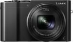 Panasonic - Cámara digital de apuntar y disparar con sensor LUMIX ZS100 de 1 pulgada y 20,1 megapíxeles con lente LEICA DC 10X - DMC-ZS100K - Negro