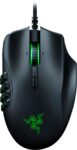 Razer - Naga Trinity Ratón óptico para juegos con cable y placas laterales intercambiables en configuraciones de 2, 6, 12 botones - Negro