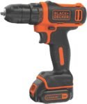 BLACK+DECKER - Taladro inalámbrico de 12 voltios MAX