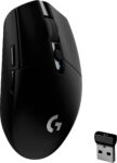 Logitech - G305 LIGHTSPEED Ratón óptico inalámbrico para juegos con 6 botones programables con sensor HERO de 12,000 DPI - Negro