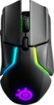 SteelSeries - Ratón óptico inalámbrico para juegos Rival 650 con iluminación RGB - Negro