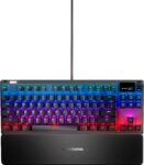 SteelSeries - Apex Pro TKL Wired Mechanical OmniPoint Interruptor de activación ajustable Teclado para juegos con retroiluminación RGB - Negro