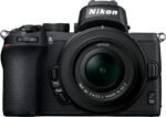 Nikon - Z50 Cámara de video 4K sin espejo con lente NIKKOR Z DX 16-50mm f/3.5-6.3 VR - Negro