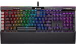 CORSAIR - K95 RGB PLATINUM XT Teclado para juegos con interruptor lineal de velocidad Cherry MX mecánico con cable de tamaño completo - Negro