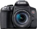 Canon - Cámara réflex digital EOS Rebel T8i con lente EF-S 18-55 mm - Negro