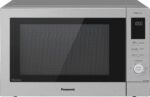 Panasonic - 1.2 Cu. Pie. Microondas multihorno 4 en 1 HomeCHEF CD87KS de 1000 vatios - Freidora de aire, asador, convección, inversor - Plateado