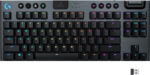 Logitech - G915 LIGHTSPEED TKL Wireless Mechanical GL Clicky Switch Gaming Keyboard con retroiluminación RBG - Negro