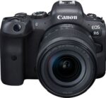 Canon - Cámara sin espejo EOS R6 con lente RF 24-105 mm f/4-7.1 IS STM - Negro