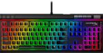 HyperX - Teclado mecánico para juegos con cable de tamaño completo Alloy Elite 2 - Negro