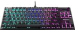 ROCCAT - Teclado mecánico compacto para juegos de PC Vulcan TKL con interruptor lineal Titan, iluminación RGB y placa superior de aluminio anodizado - Negro