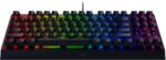 Razer - BlackWidow V3 TKL Wired Mechanical Green Clicky Touch Switch Teclado para juegos con retroiluminación Chroma RGB - Negro