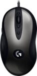 Logitech - Ratón óptico para juegos con cable G MX518 - Negro/Gris