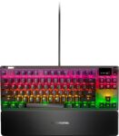 SteelSeries - Apex 7 TKL con cable mecánico azul táctil y teclado para juegos con interruptor Clicky con retroiluminación RGB - negro