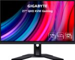 GIGABYTE M27Q 27" LED QHD FreeSync Premium IPS Monitor para juegos con HDR (HDMI, DisplayPort, USB) - Negro