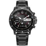 Citizen - CZ Smart HR Smartwatch 46 mm Reloj de pulsera de acero inoxidable IP gris, con tecnología Google Wear OS - Gris