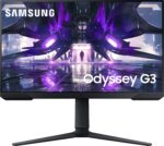 Samsung - Odyssey AG3 Monitor para juegos AMD FreeSync plano FHD 1ms de 27" - Negro