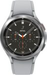Samsung - Galaxy Watch4 Classic Reloj inteligente de acero inoxidable 46 mm LTE - Plata