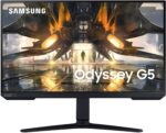 Samsung - Odyssey 27" QHD IPS 165Hz 1ms FreeSync y G-Sync Monitor para juegos compatible con HDR - Negro