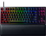 Razer - Huntsman V2 TKL Wired Optical Purple Clicky Switch Teclado para juegos con retroiluminación Chroma RGB - Negro