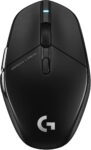 Logitech - G303 Shroud Edition Ratón óptico inalámbrico ligero para juegos con sensor 25K HERO - Negro