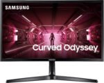 Samsung - Odyssey Gaming CRG5 Series Monitor LED curvo FHD FreeSync de 24" - Negro