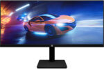 HP - Monitor para juegos IPS 165Hz UWQHD HDR AMD FreeSync de 34" - Negro